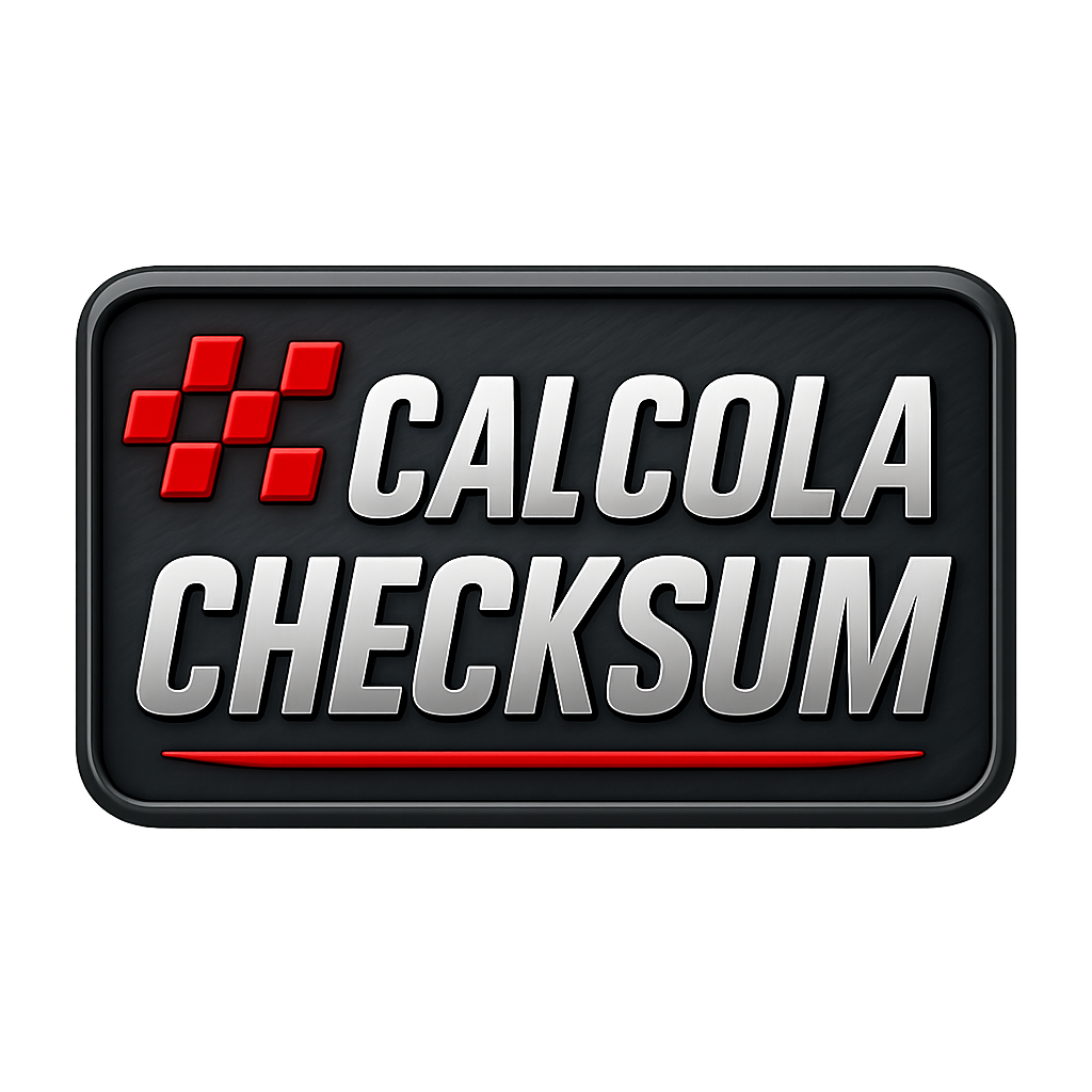 Calcola Checksum